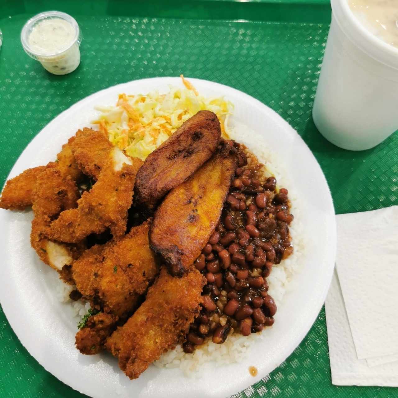 Comida completa con dedito de pollo