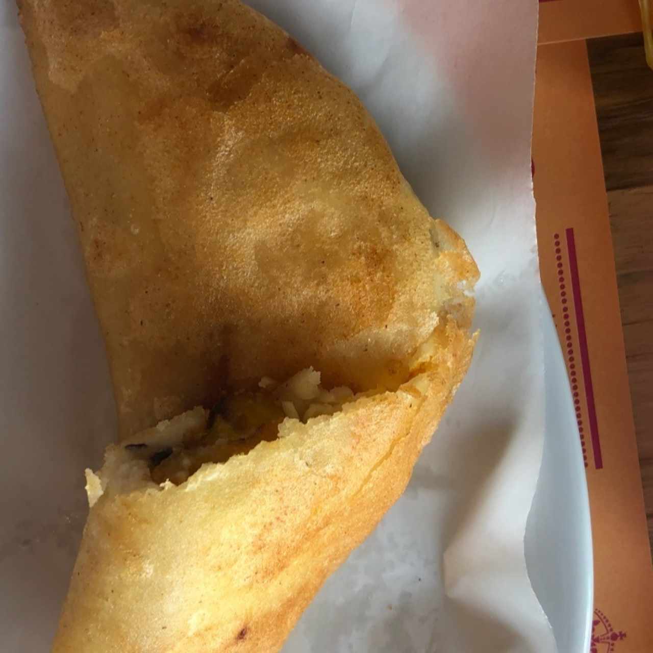 Empanada de Platano Maduro con Queso Blanco