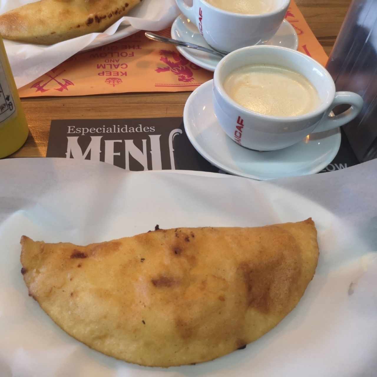 Empanada plátano maduro con queso