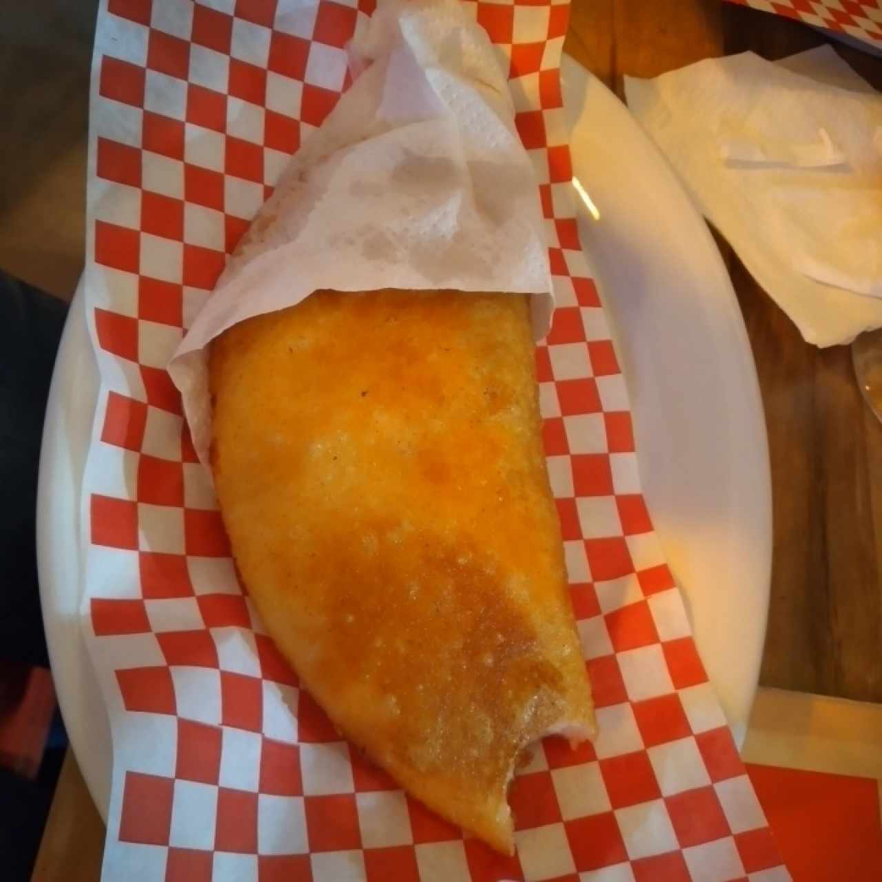 Empanada de plátano y queso 