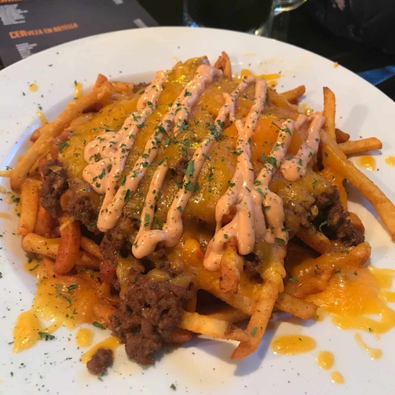 Entradas - Chili fries