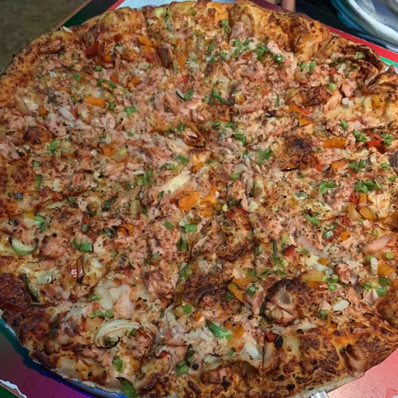 pizza de tuna