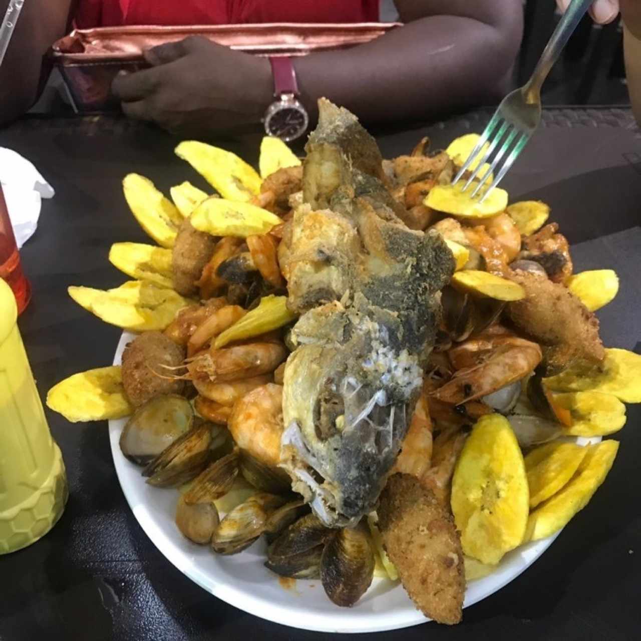 picada de mariscos