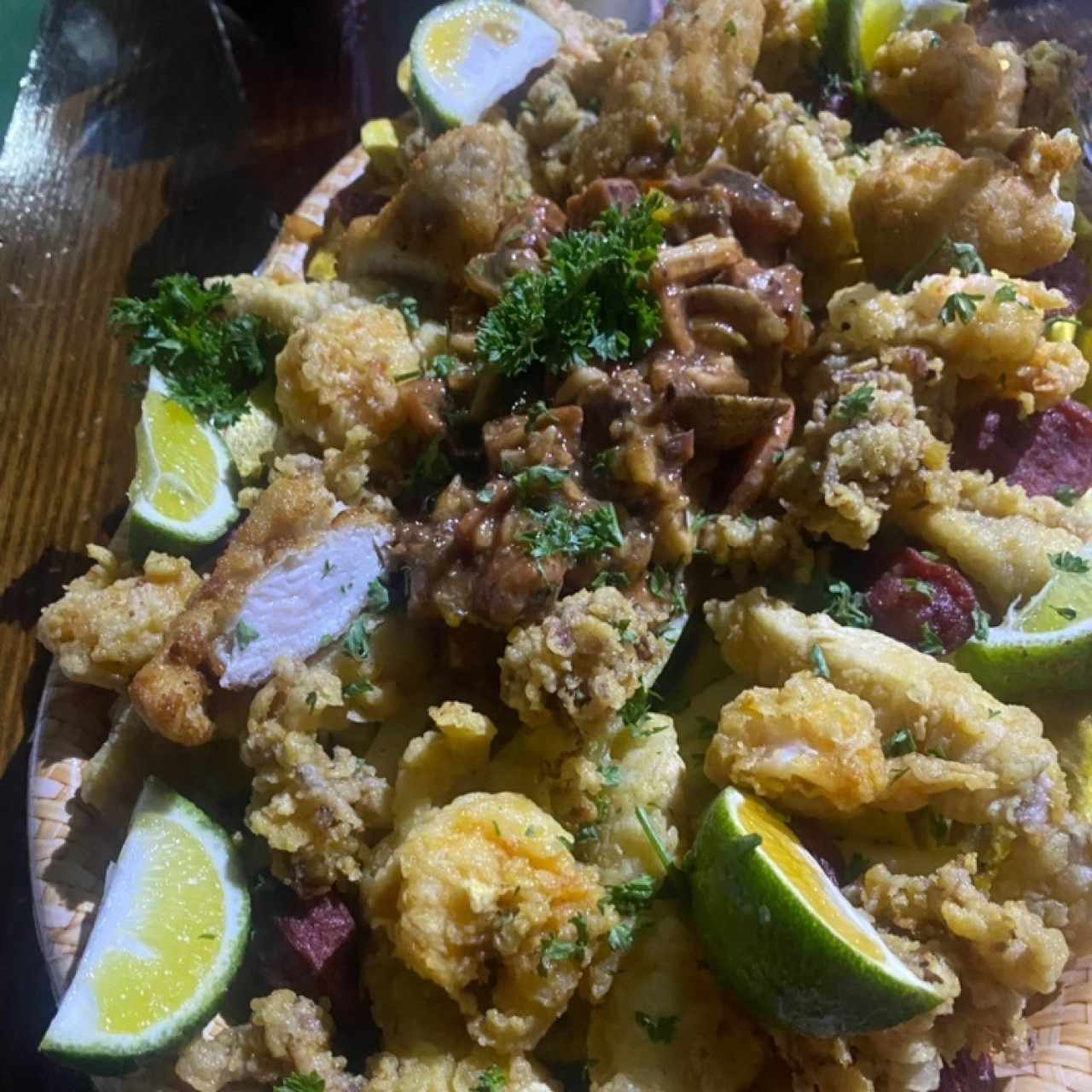 Picada de mariscos