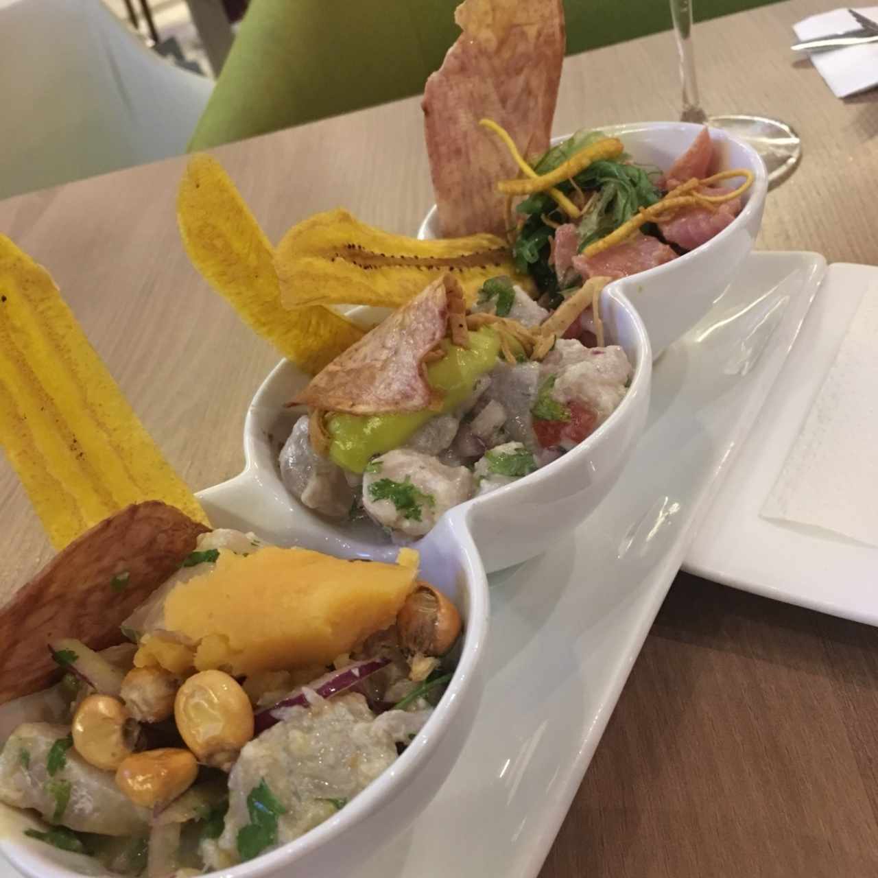 trio de ceviches