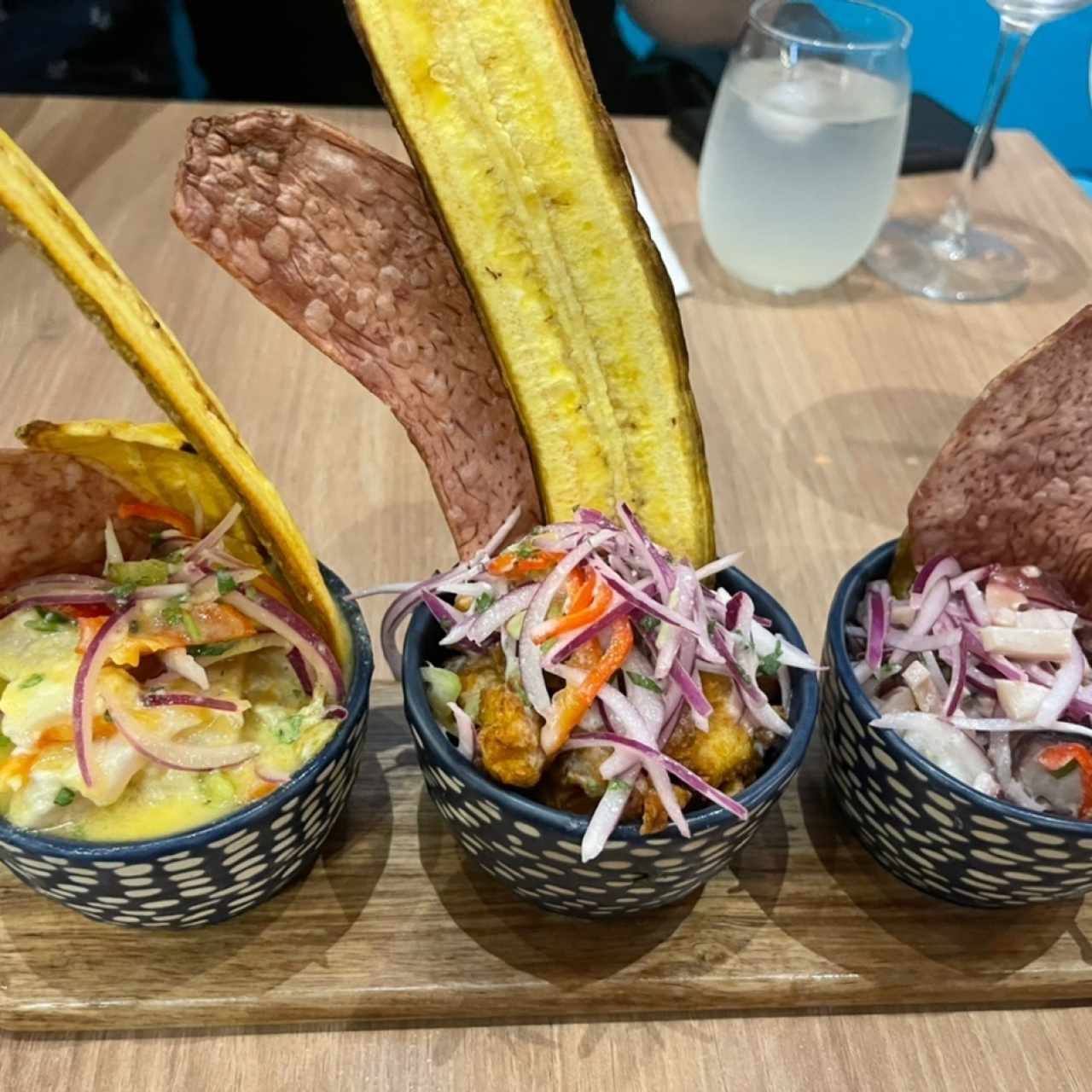 Degustación de tres Ceviches