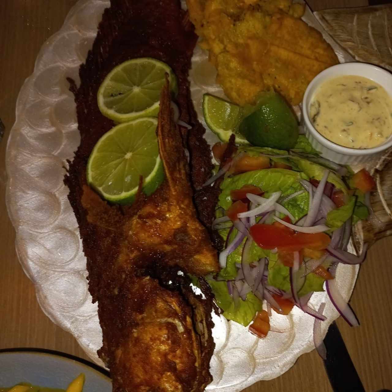 Pescado frito