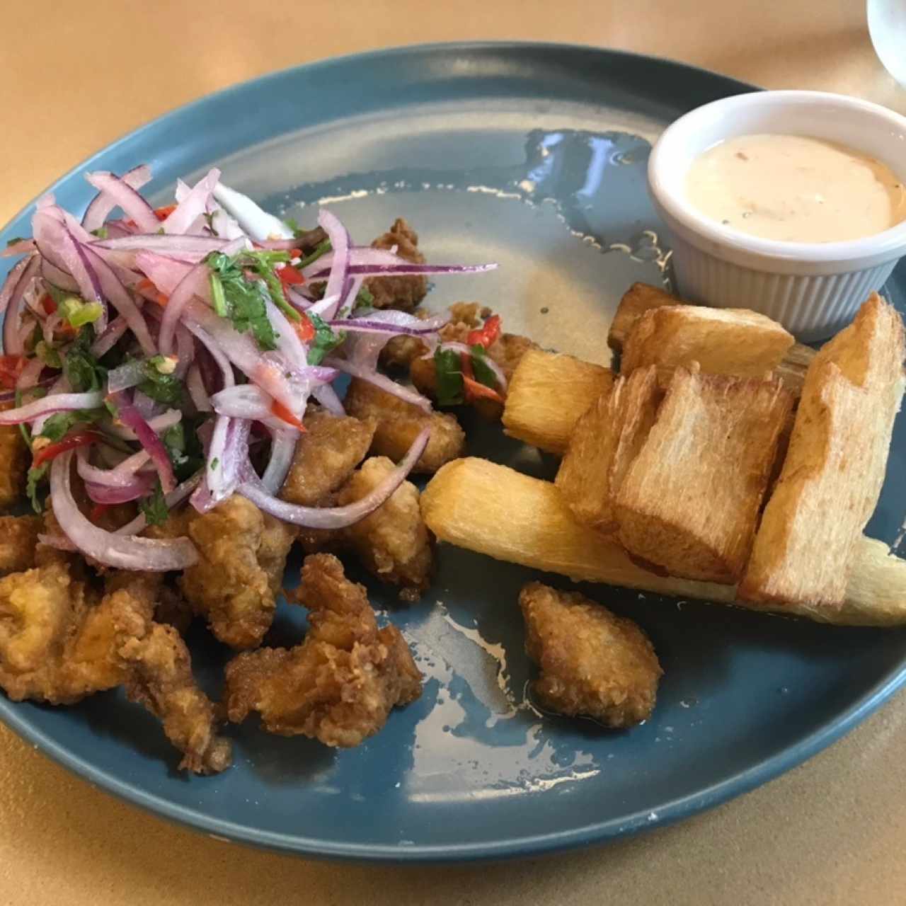 Jalea de Corvina o de Mariscos