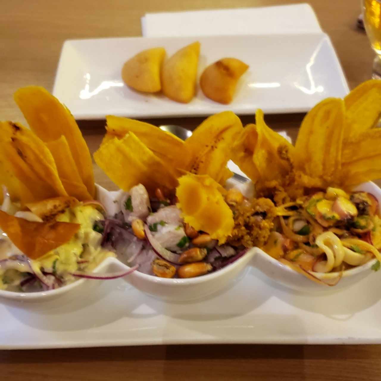 Degustación de tres Ceviches