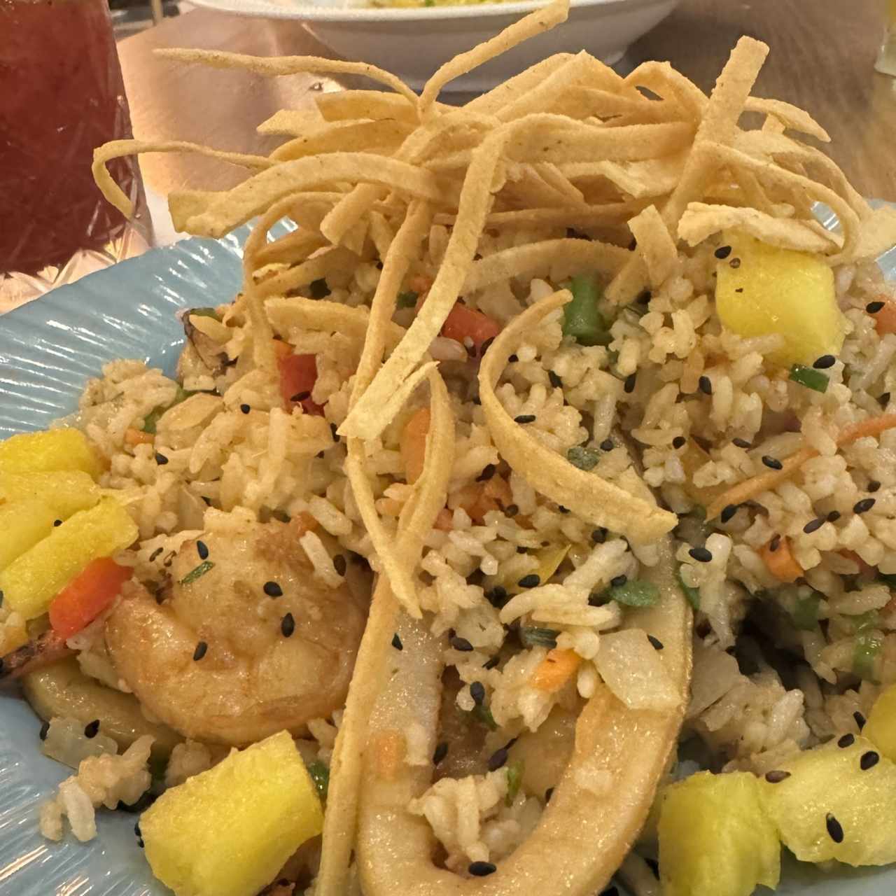 Arroz Chaufa con Mariscos