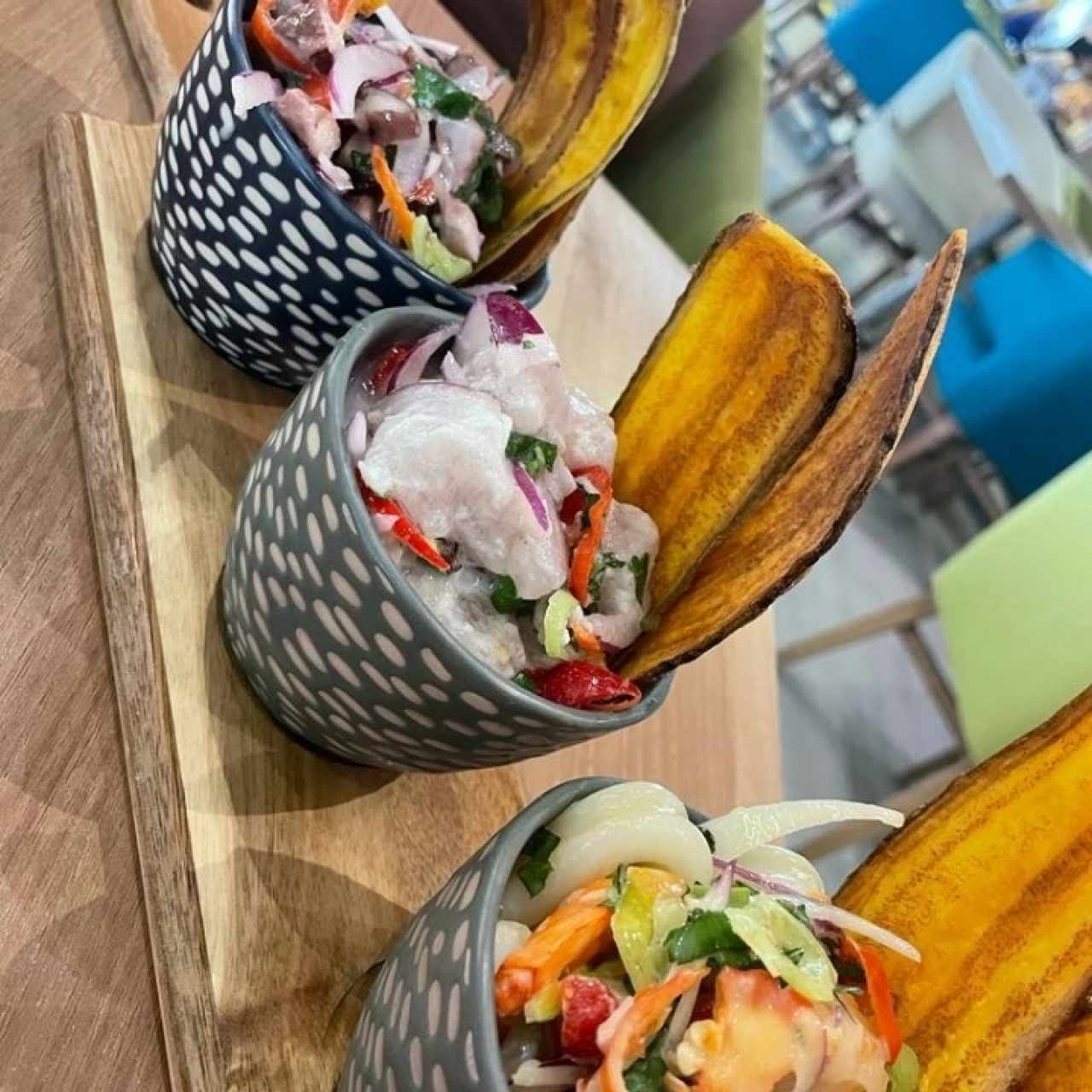 Degustación de tres Ceviches