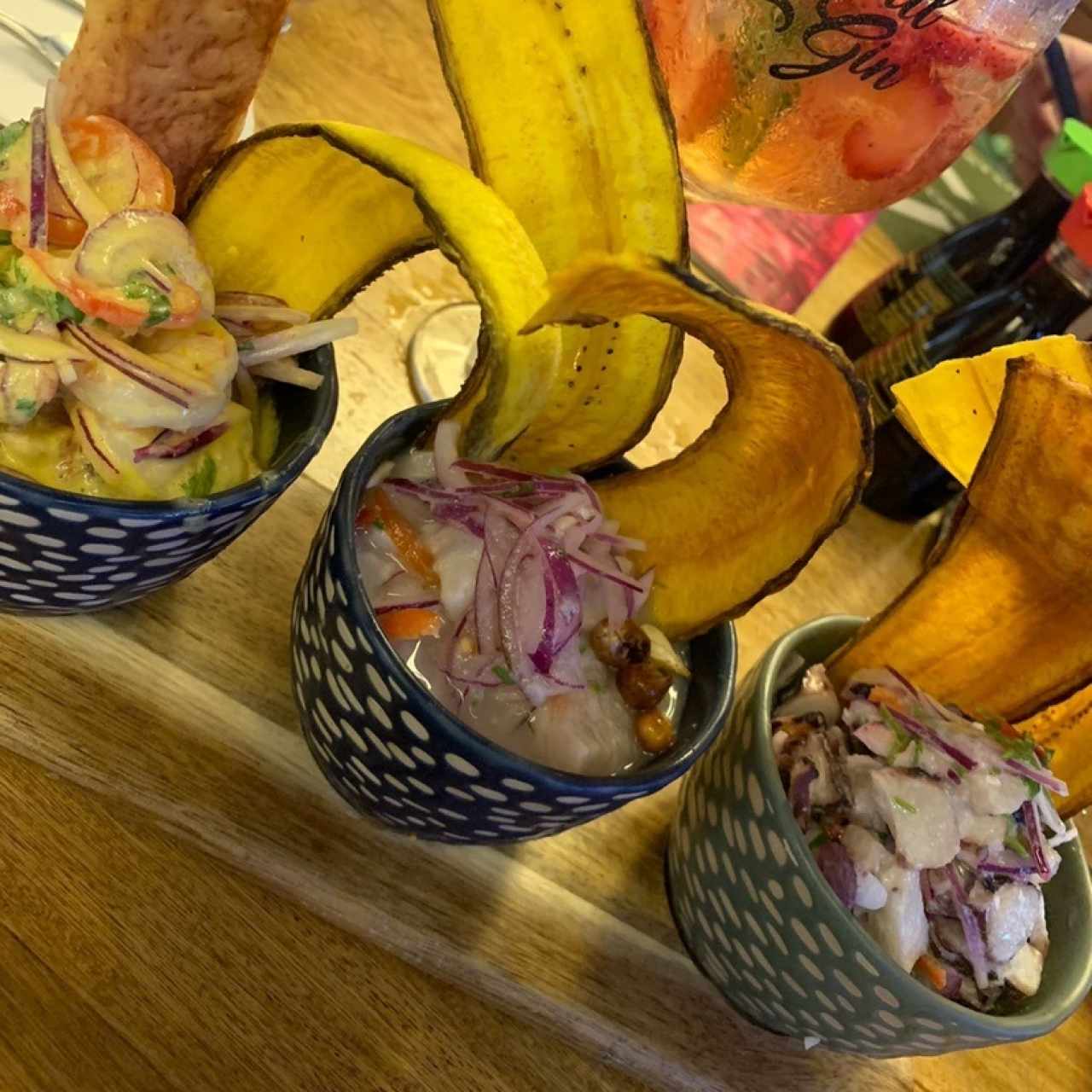 Degustación de tres Ceviches