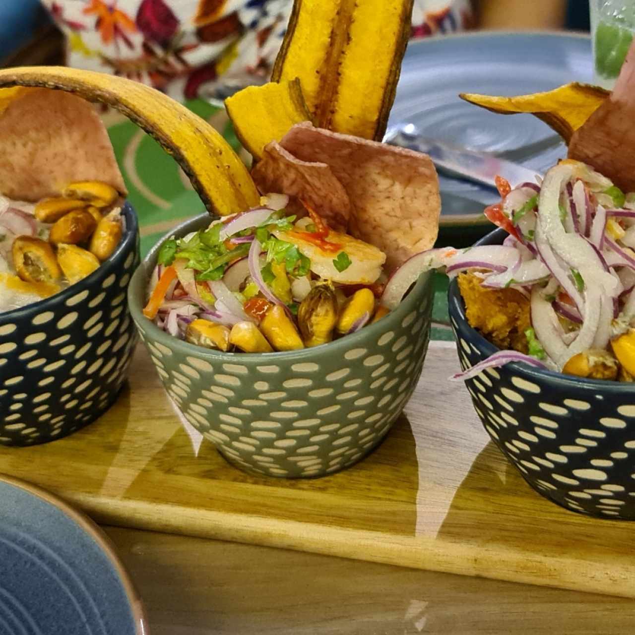 Degustación de tres Ceviches