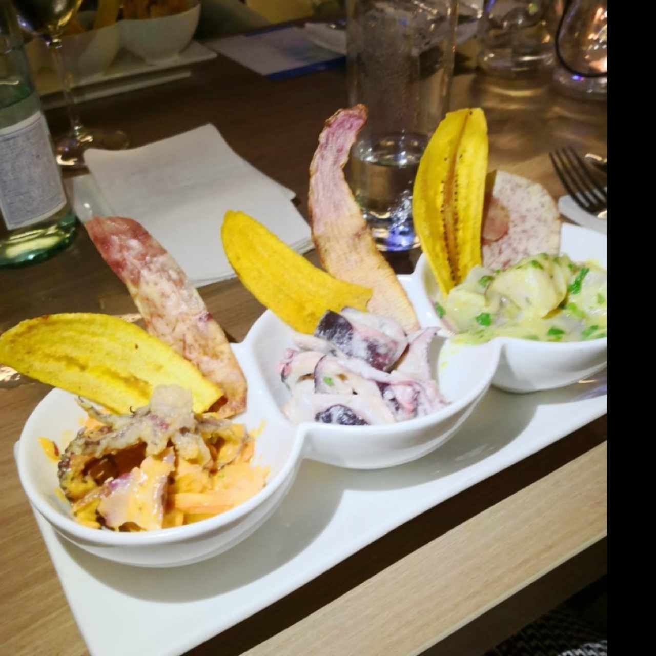 Degustación de tres Ceviches