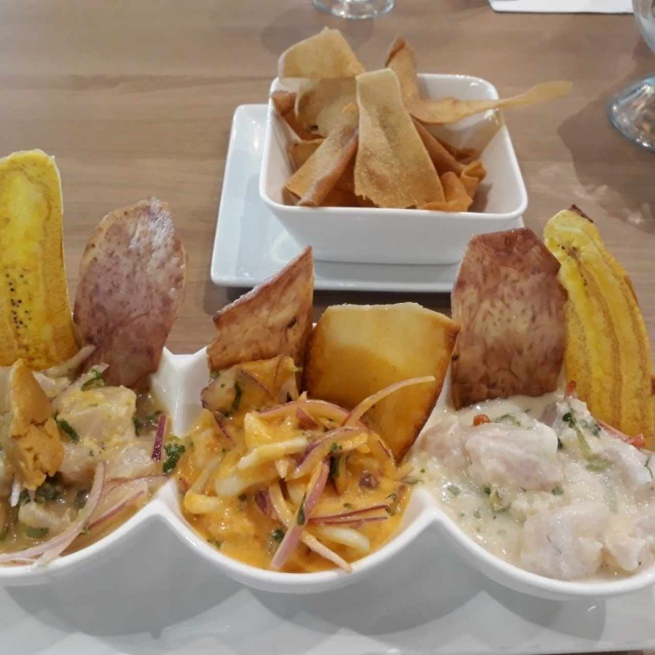 Degustación de tres Ceviches