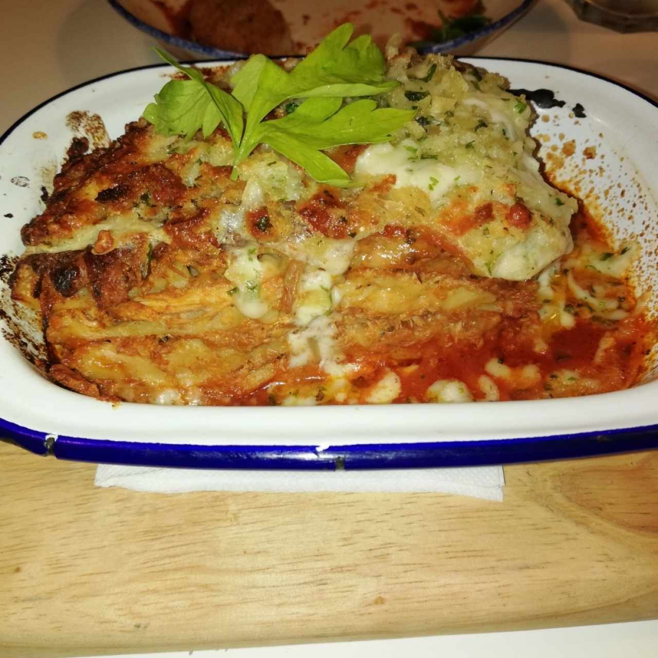 lasagna de pollo