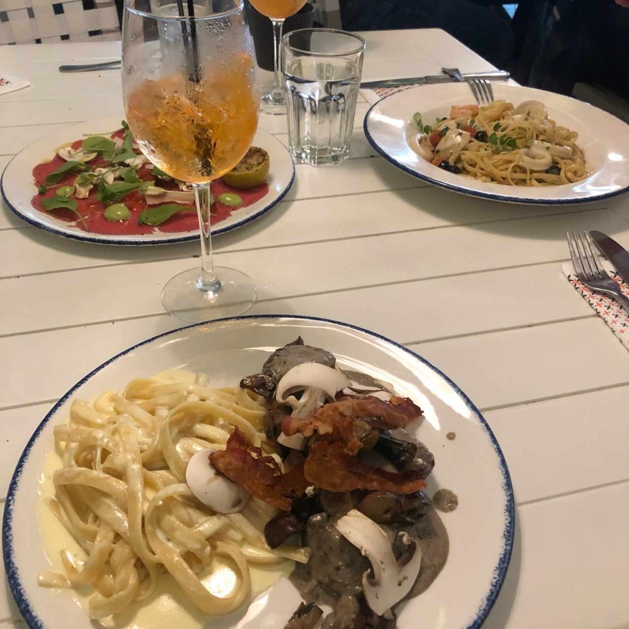 Carpaccio + Cartoccio + Frutti di Mare