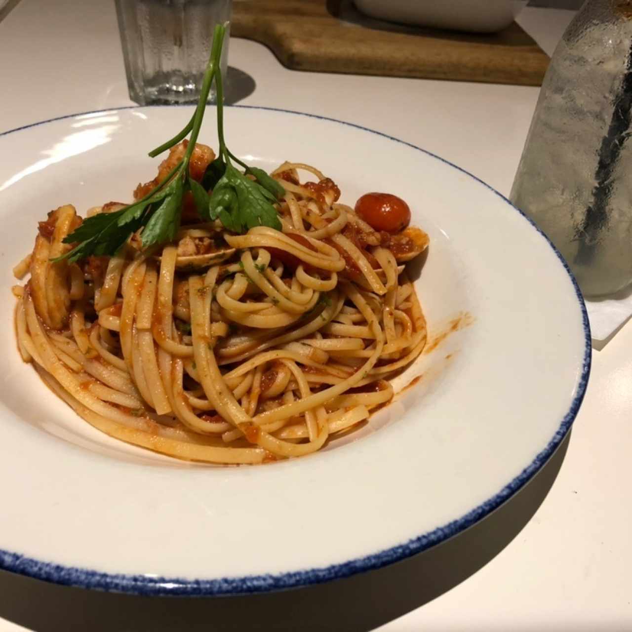 Linguini frutos del mar