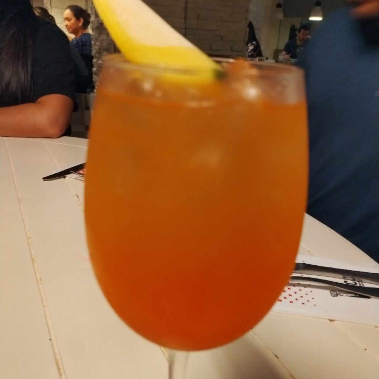 Cóctel con mango 