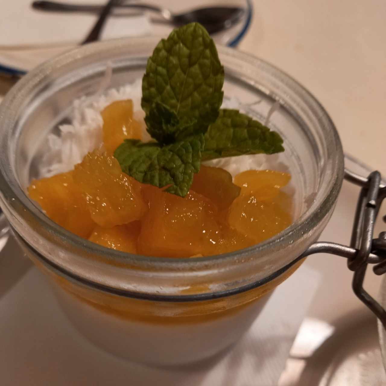 Pannacotta de Piña Colada