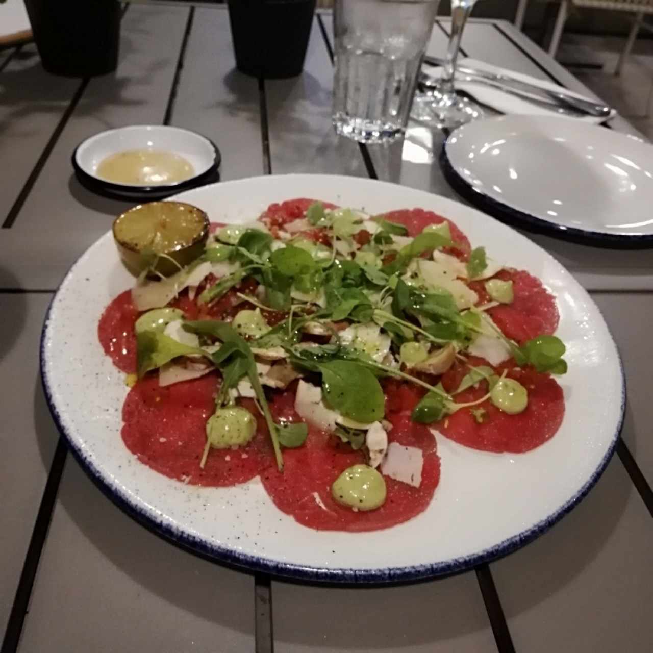 carpaccio de carne