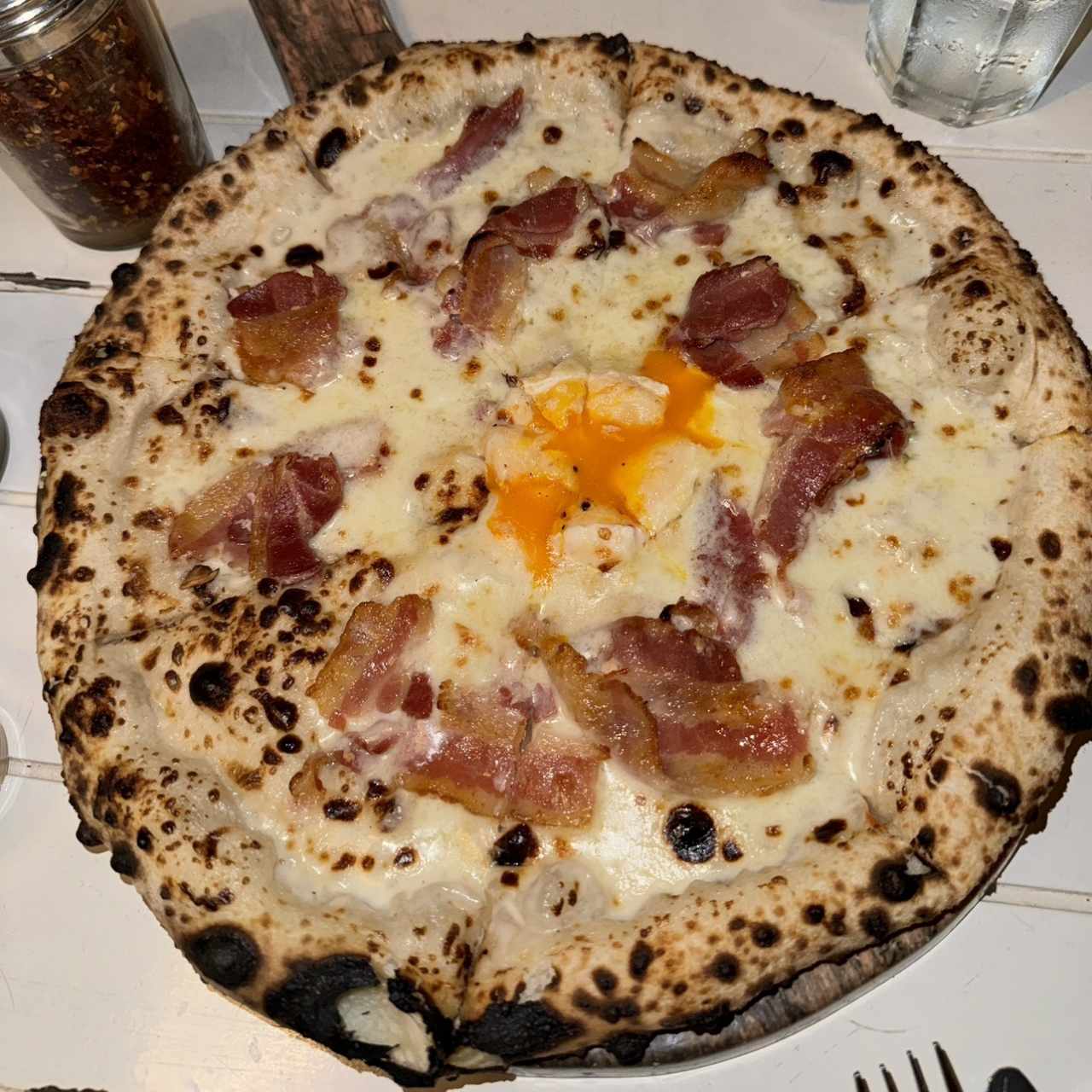 Pizzas Extraordinarias - Pizza Carbonara