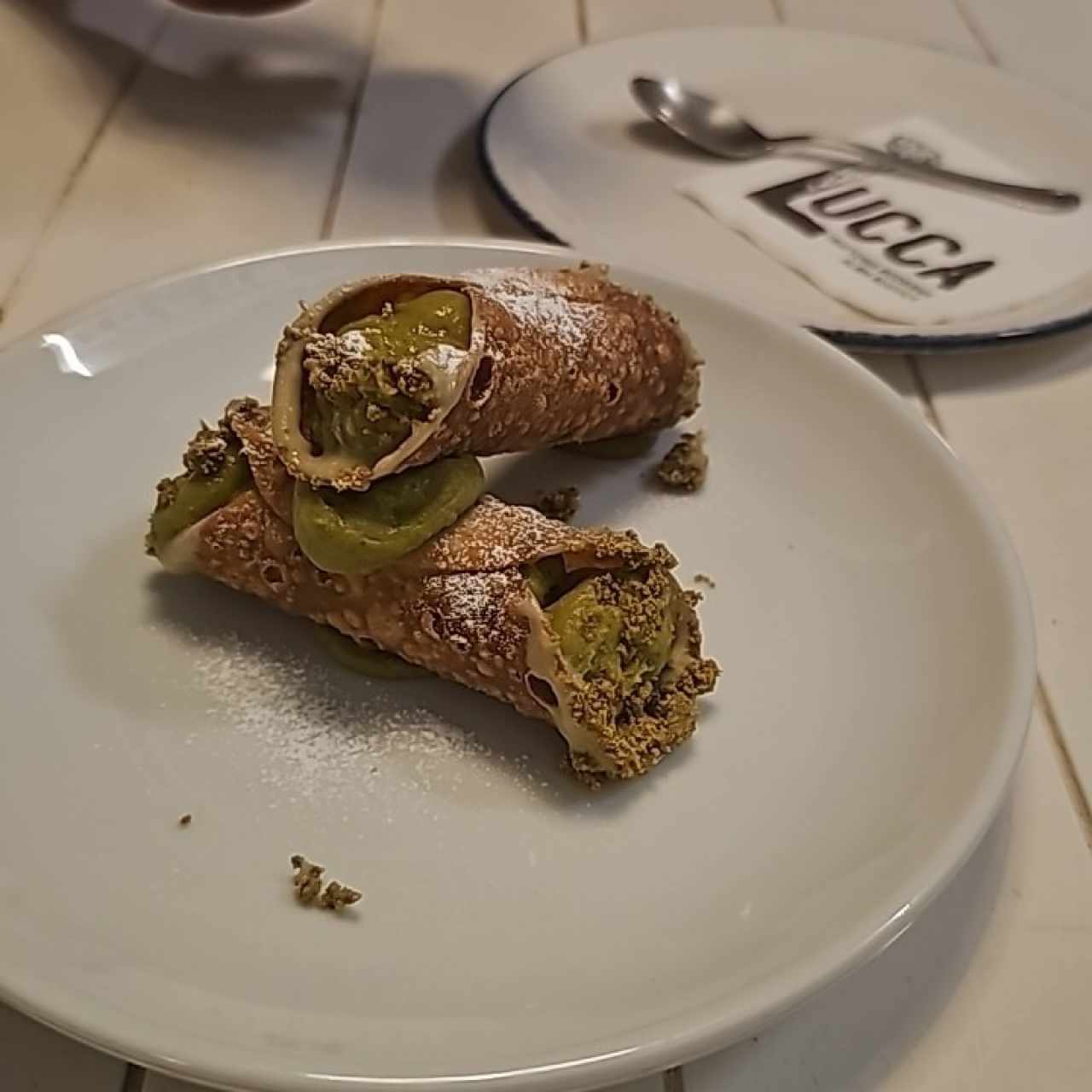 canoli de pistacho
