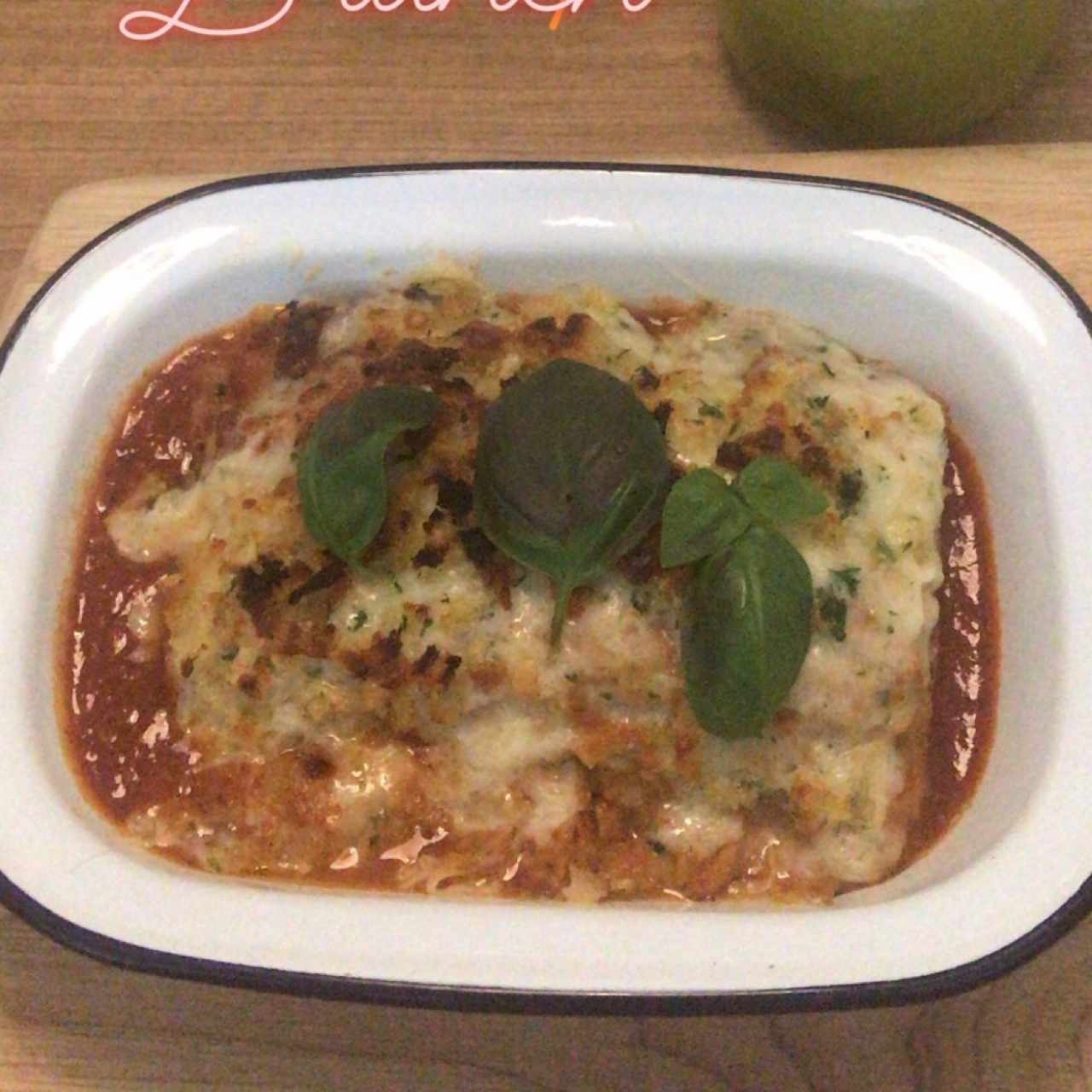 lasagna de pollo