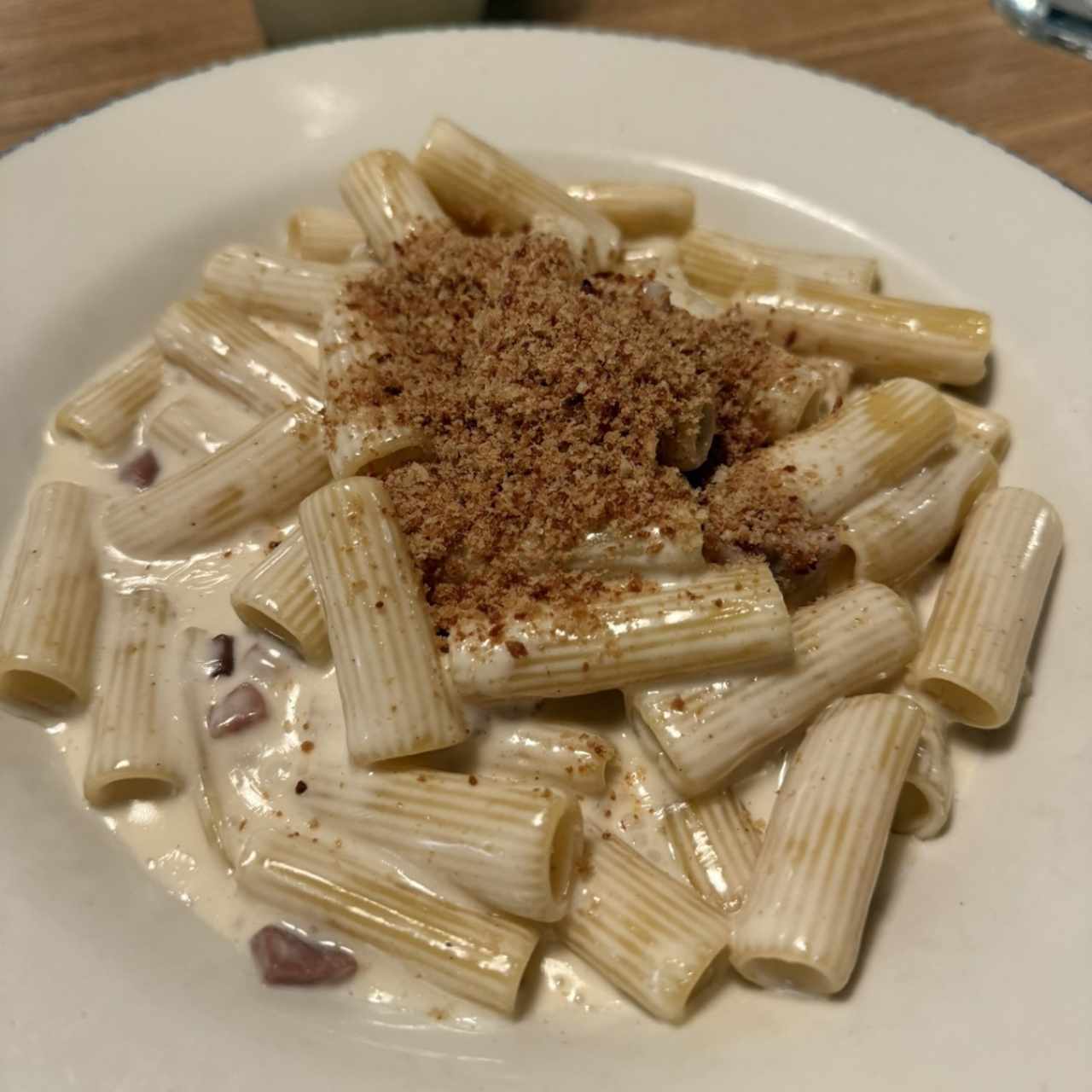 Spaghetti Alfredo e Prosciutto