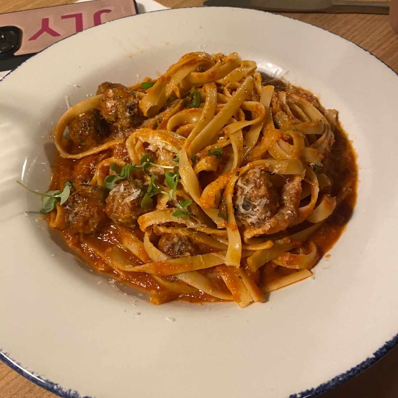 Pastas - Tagliatelle & Polpette