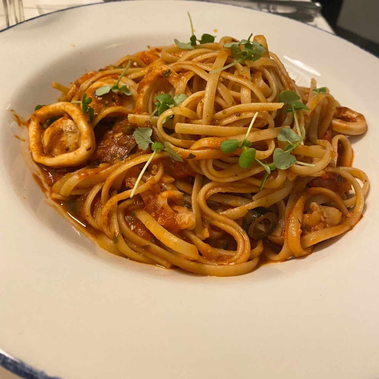 Linguini frutos del mar