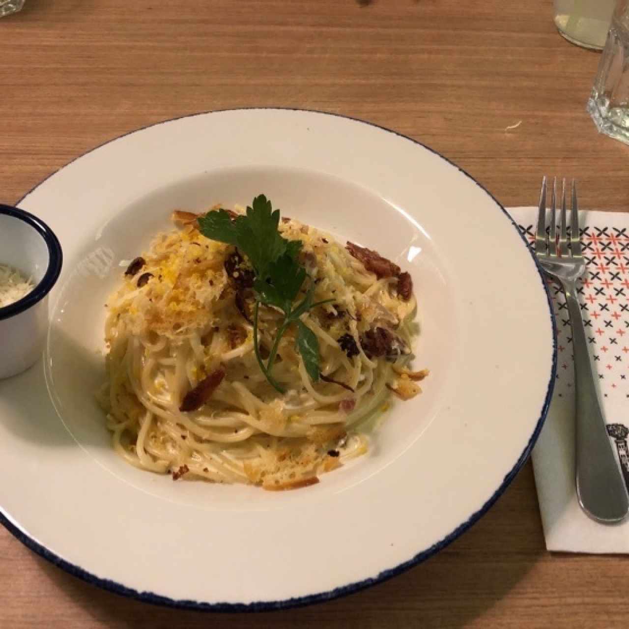 spaguetti ni carbonara ni alfredo