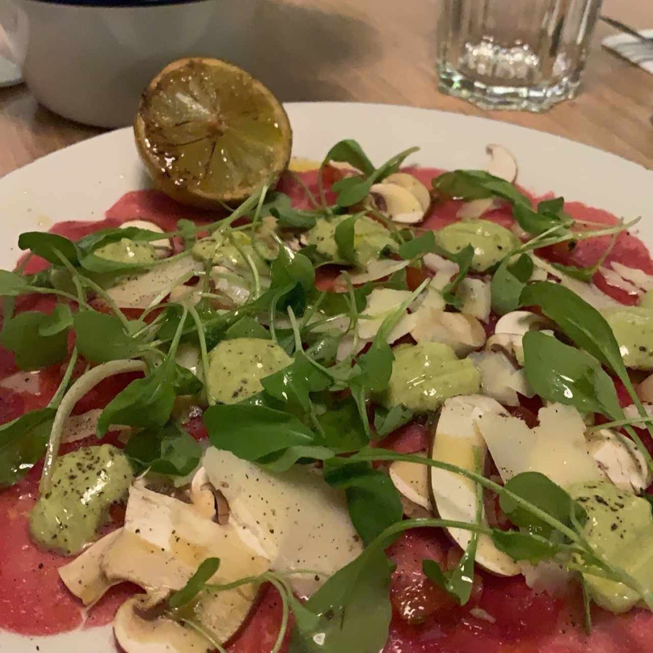 carpaccio di manzo 