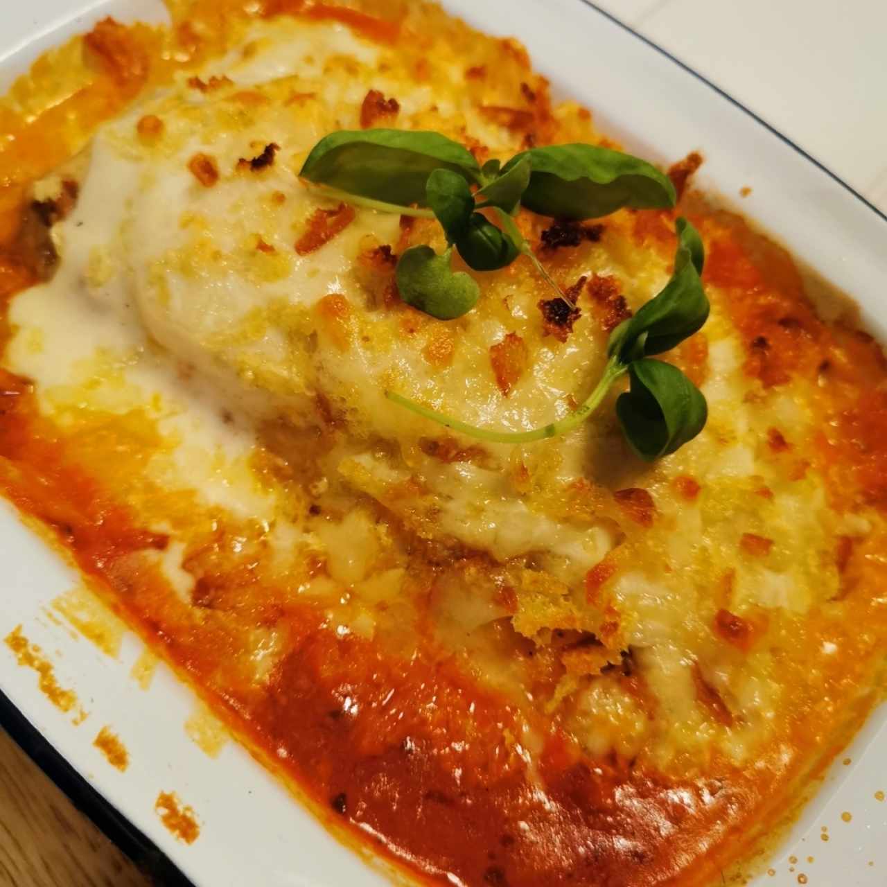 lasagna de pollo