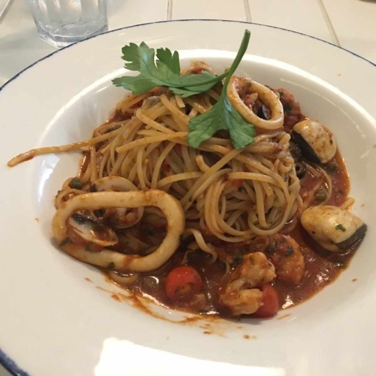 Linguini frutos del mar