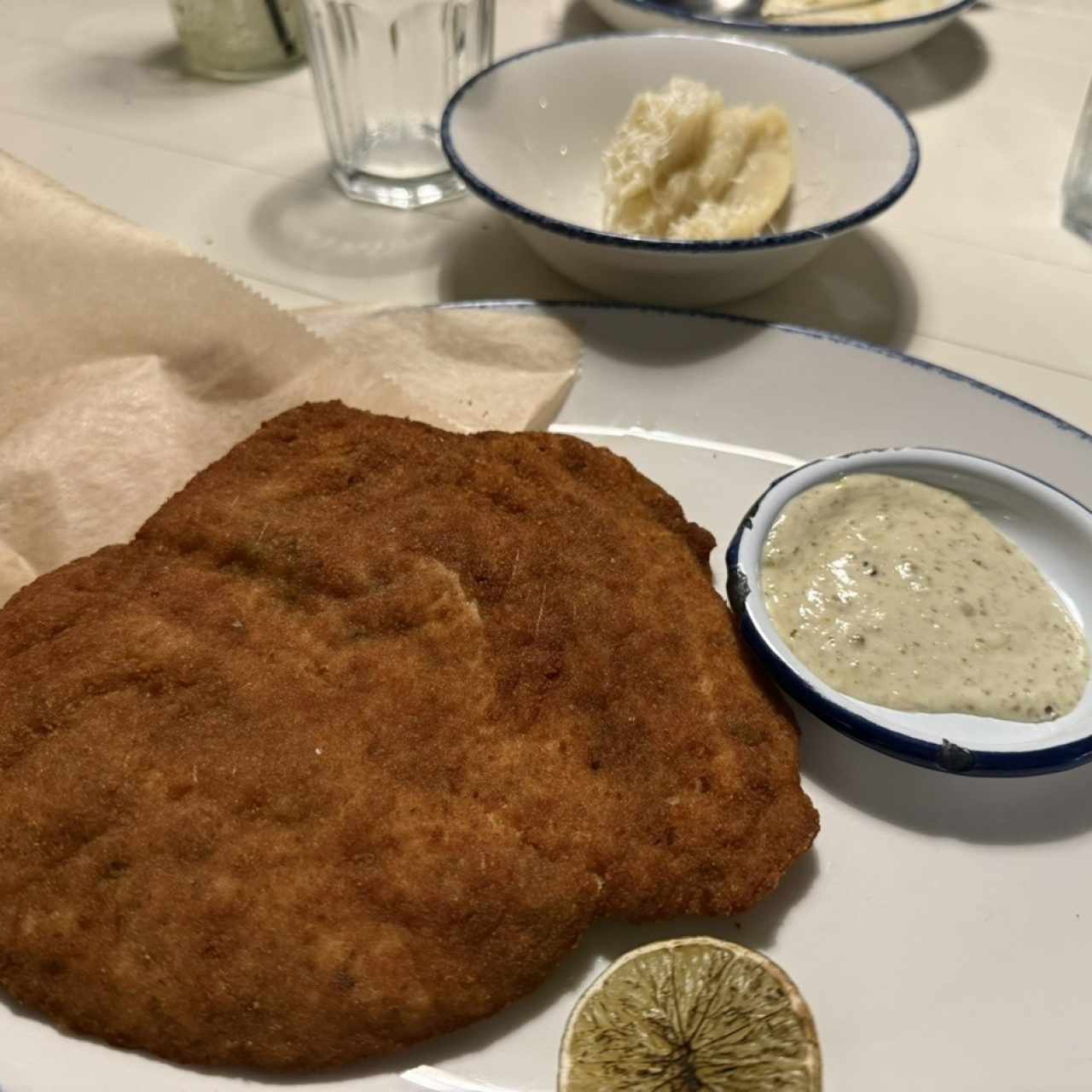 Secondi Piatti - Milanesa de pollo