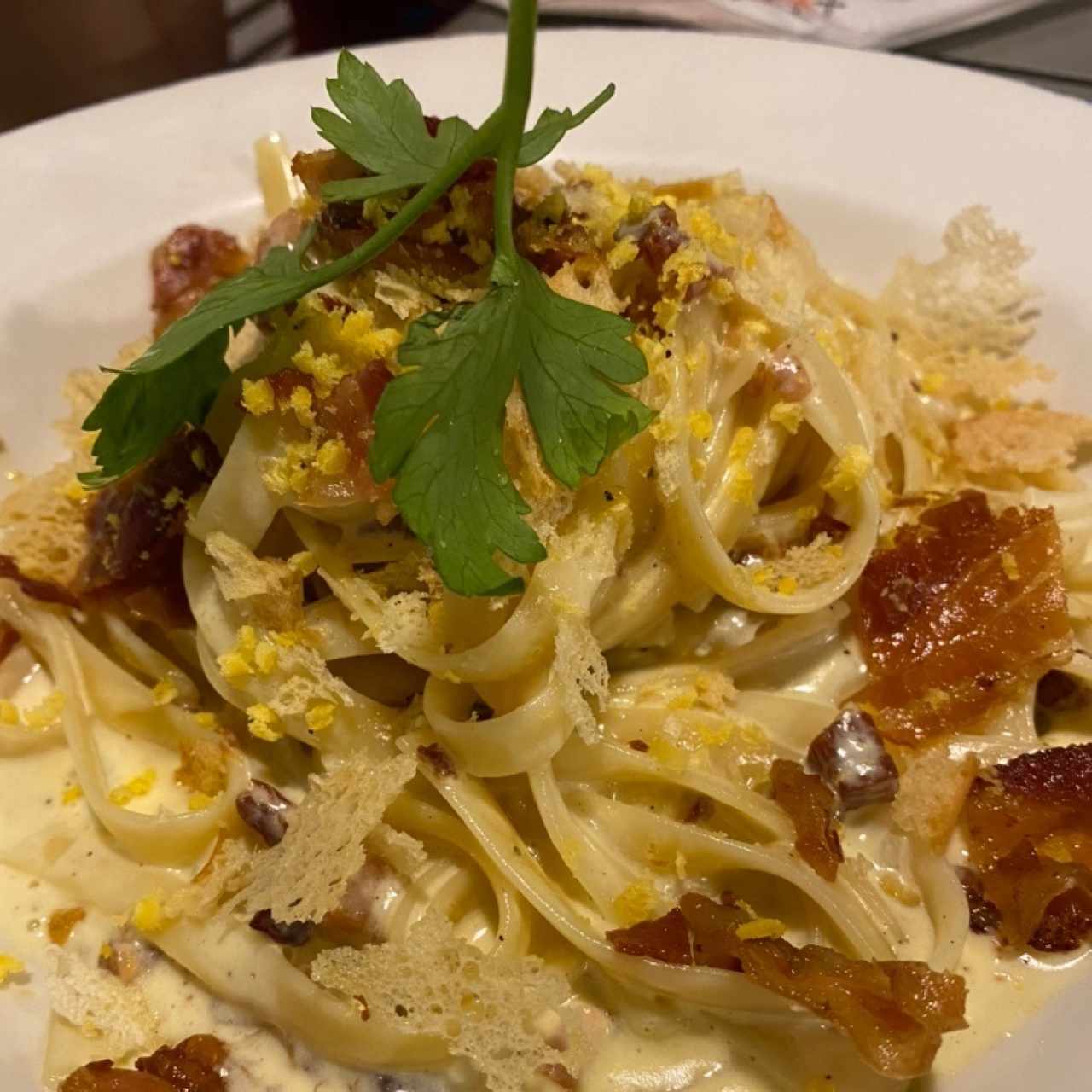 Rigatoni Ni Carbonara Ni Alfredo