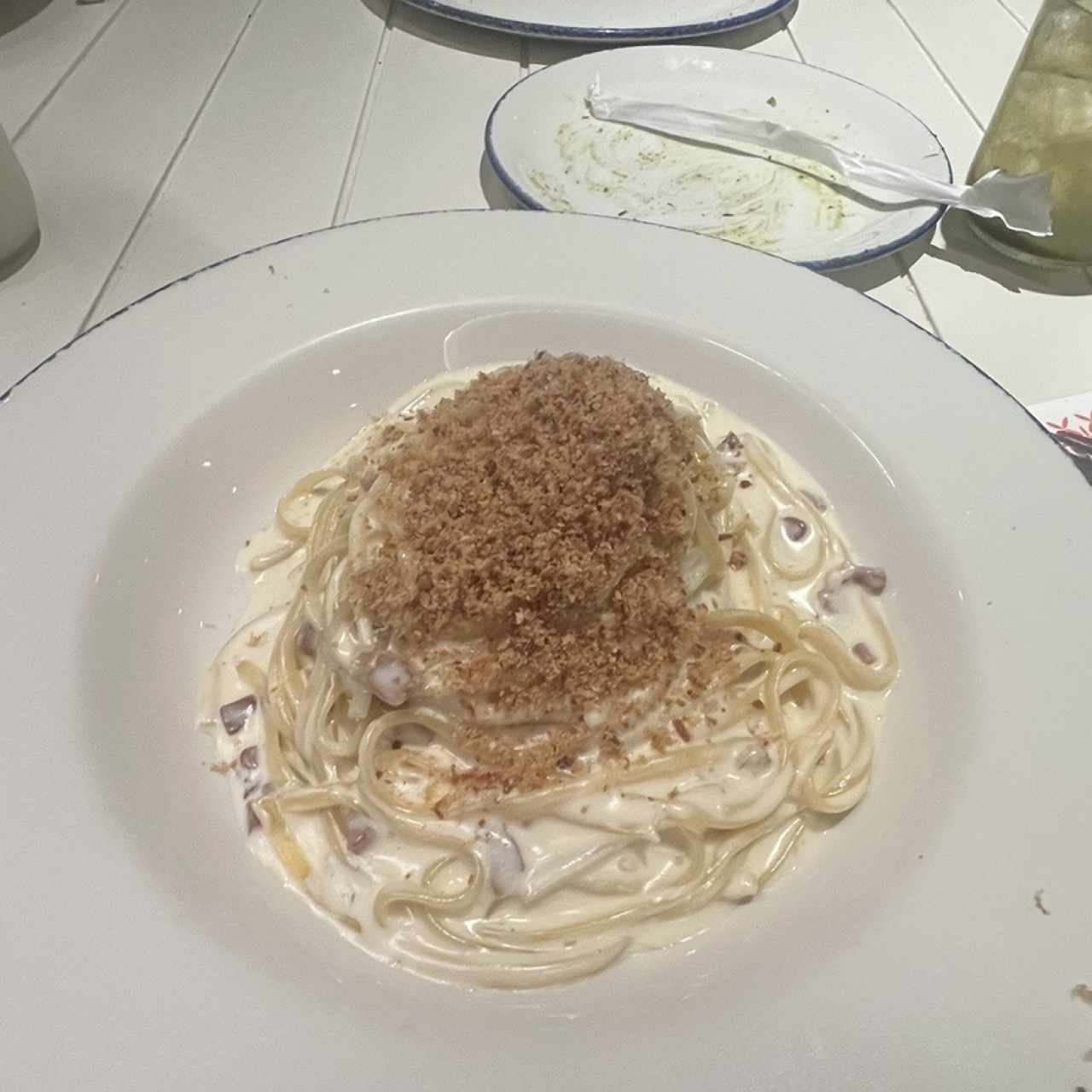 Linguini Aglio, Olio,Funghi E Pepperoncino