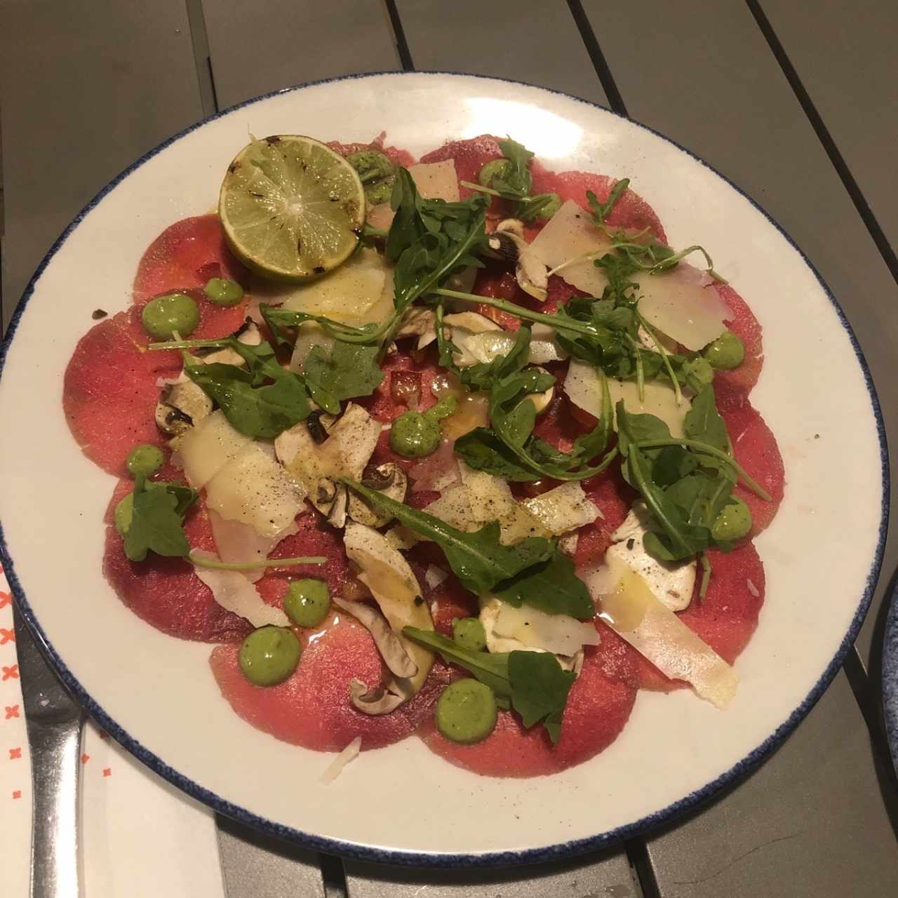 Carpaccio Di Manzo