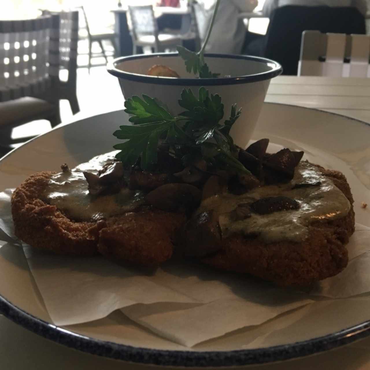 milanesa de pollo