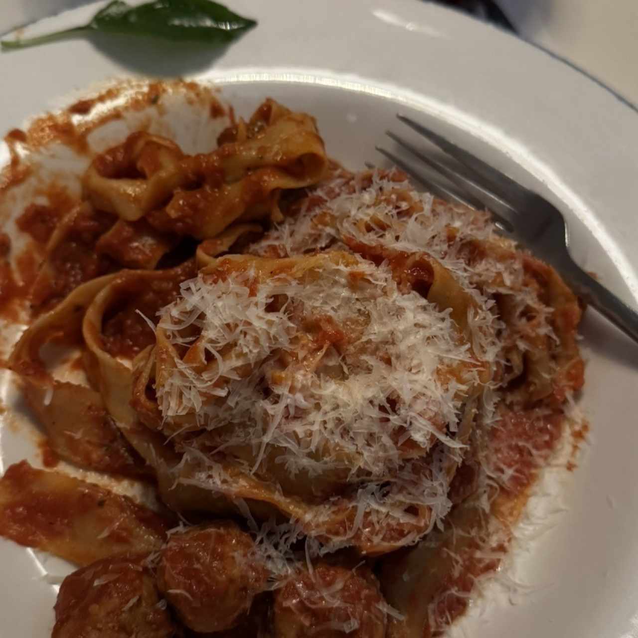 Pappardelle Pomodoro e Polpette