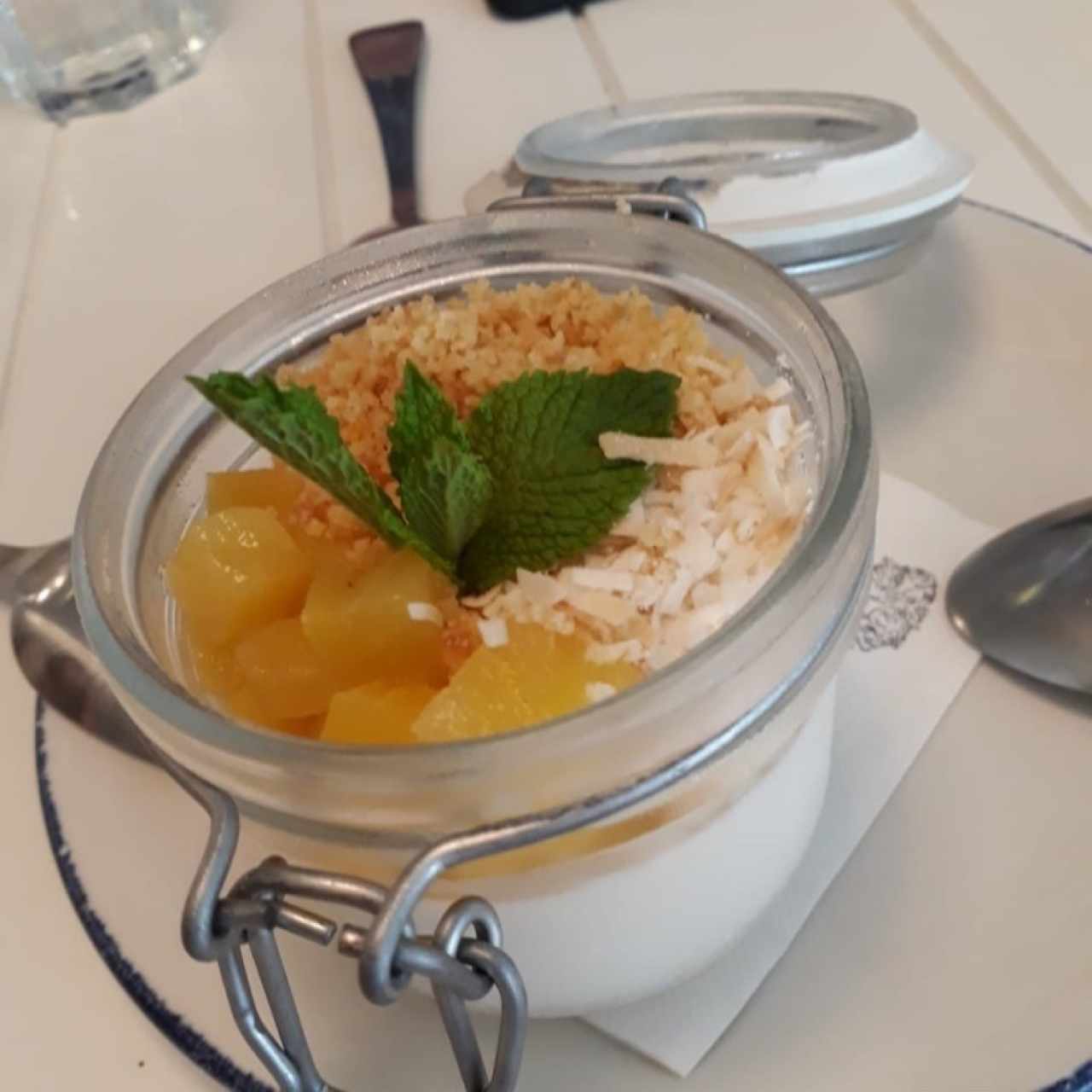 pannacotta de pina colada