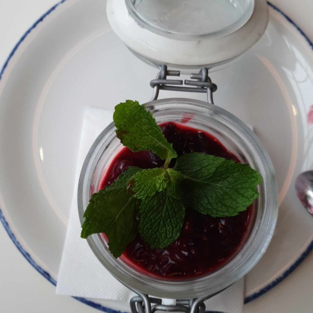 panacotta de frutos rojos