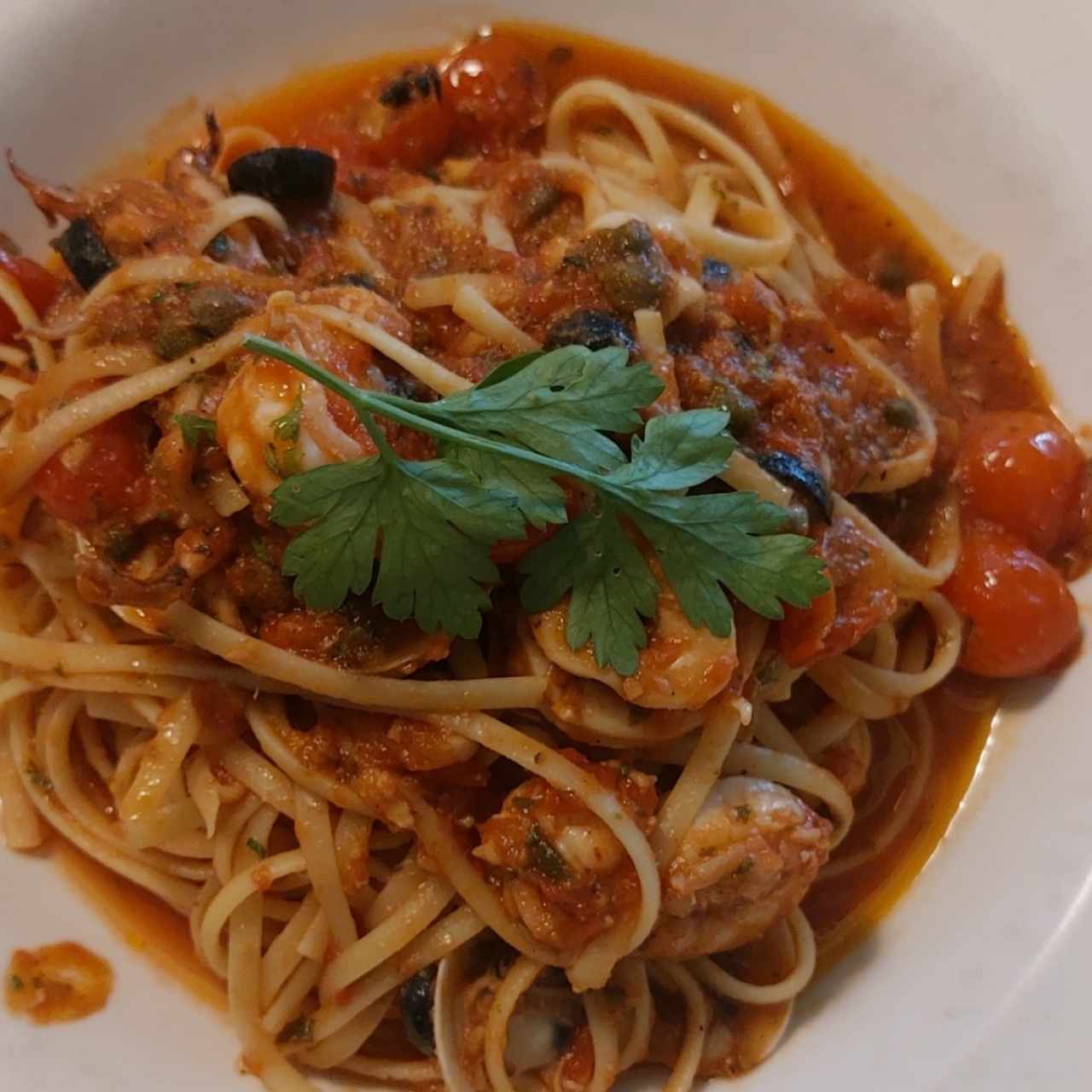 Linguini frutos del mar