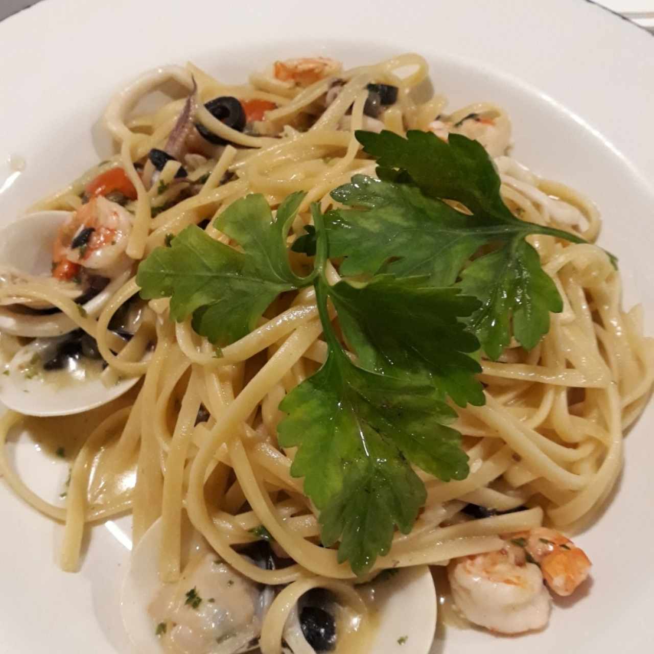 Linguini frutos del mar