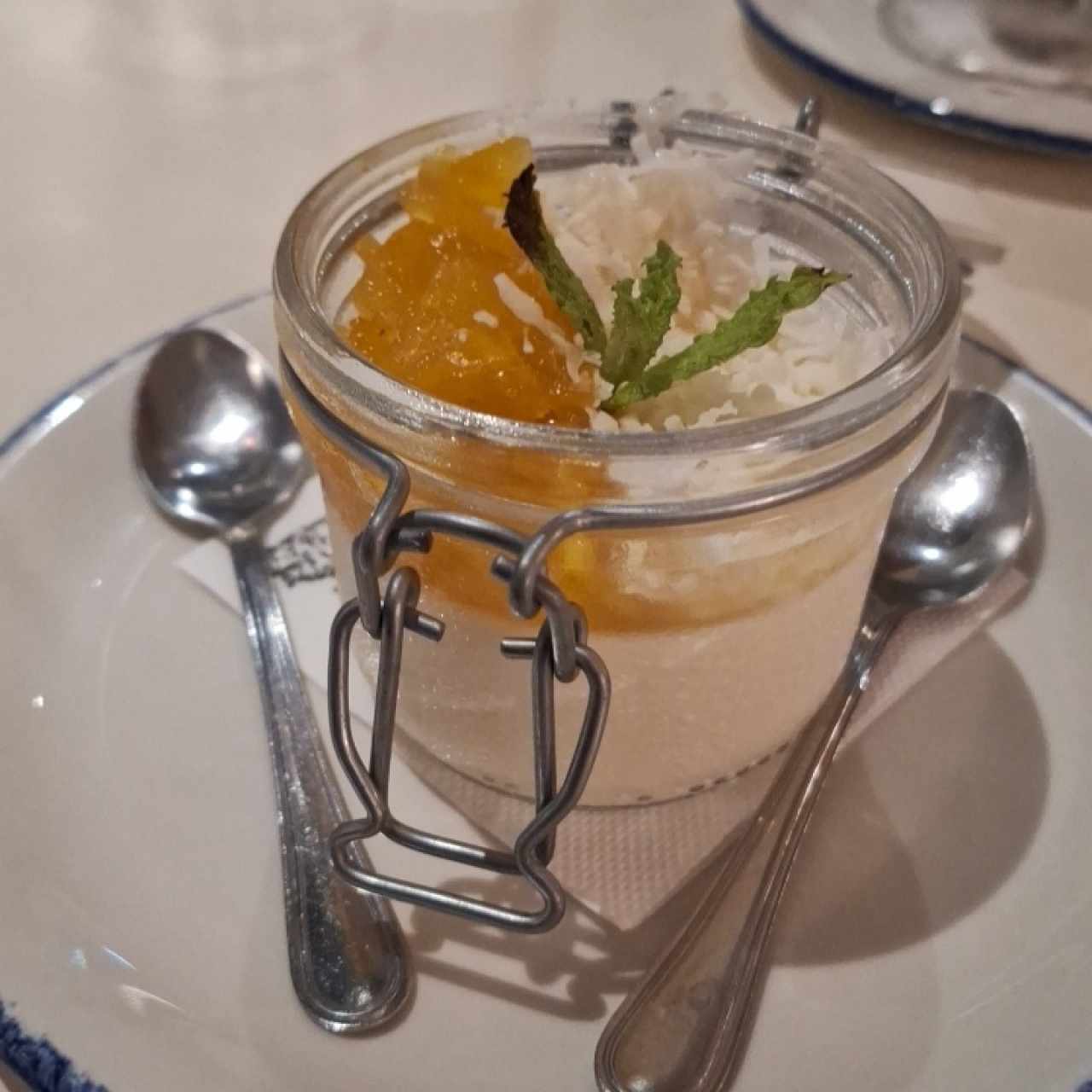 Pannacotta de Piña Colada