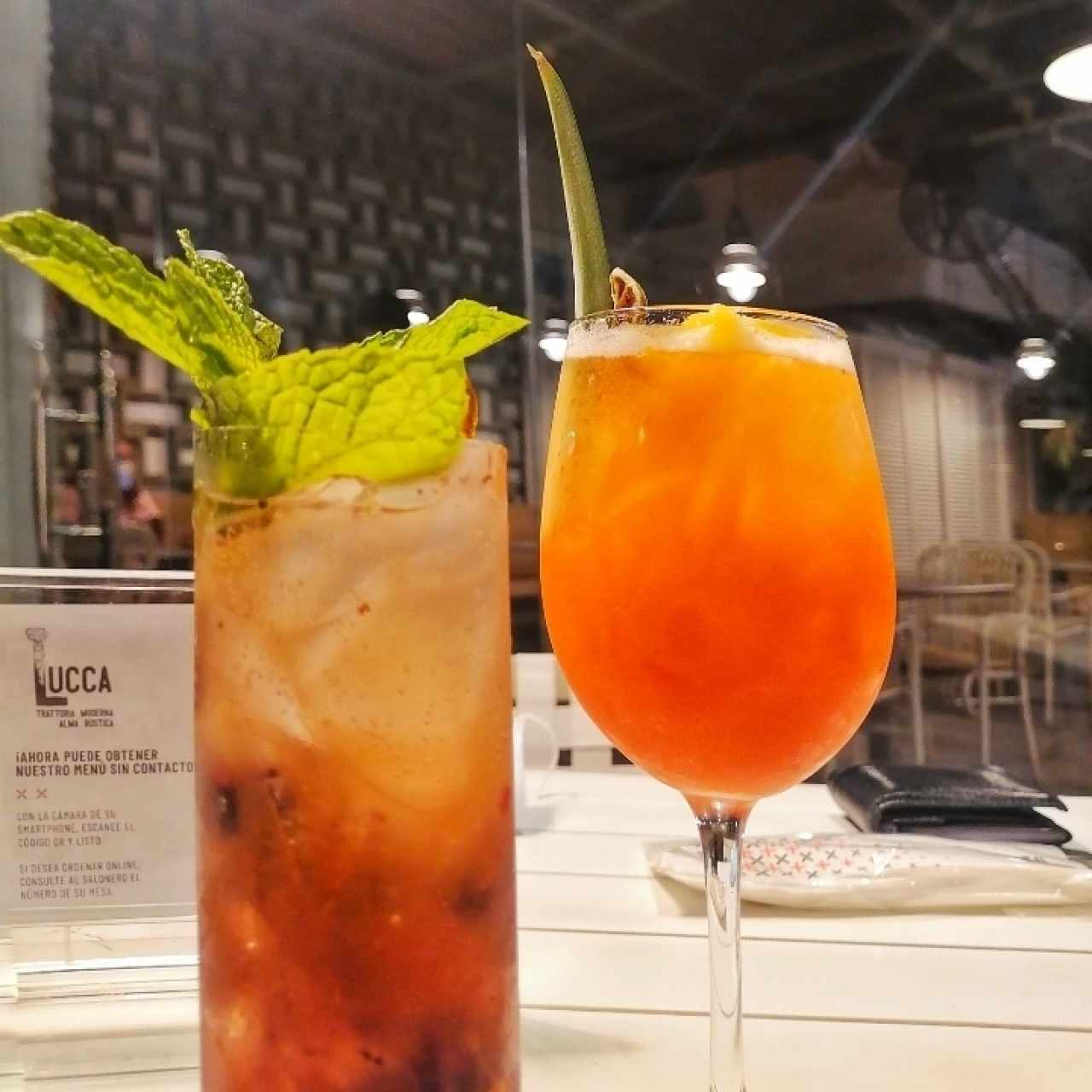 Mojito frutto di bosque y spritz 