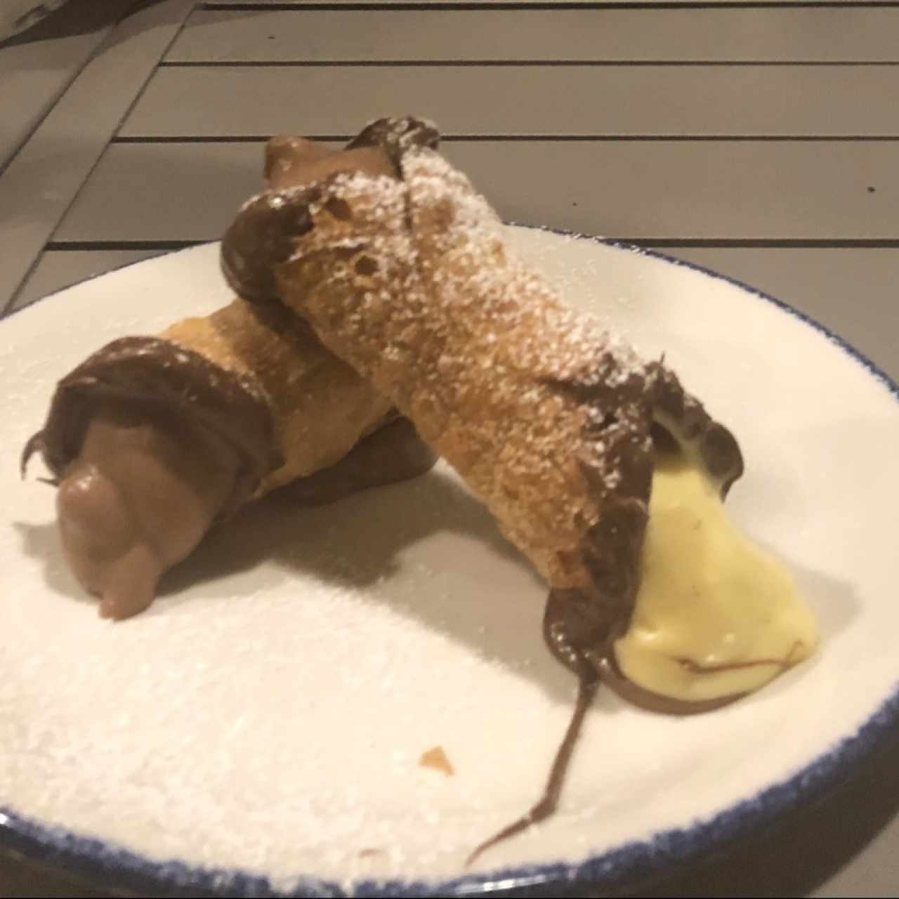 Cannoli de Nutella y Crema