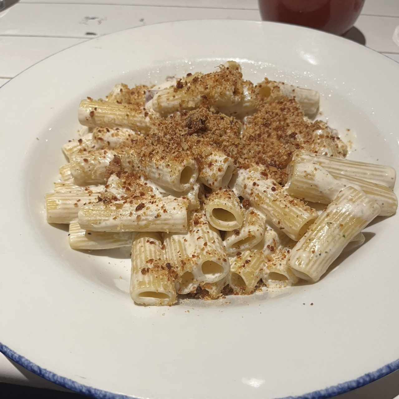 Rigatoni Ni Carbonara Ni Alfredo