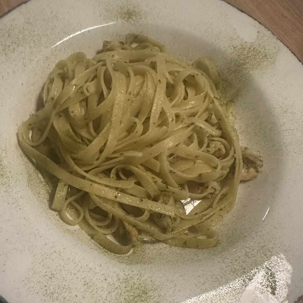 Fetuccini Aglio, Olio E Gamberetti